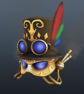 Mardi Gras Steampunk Mask (มีเอฟเฟค!)